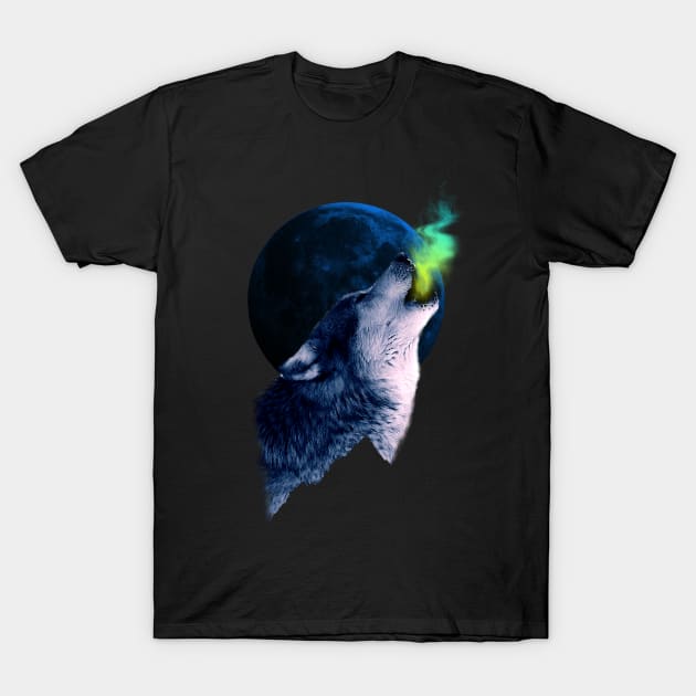 Wolf's Wail T-Shirt by opawapo